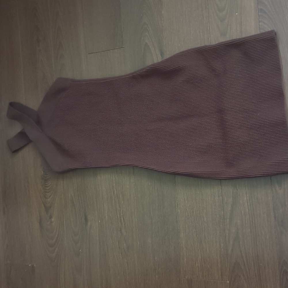 Aritzia Babaton Sculpt Knit Criss Cross Bodycon Mini Dress - Picture 7 of 10